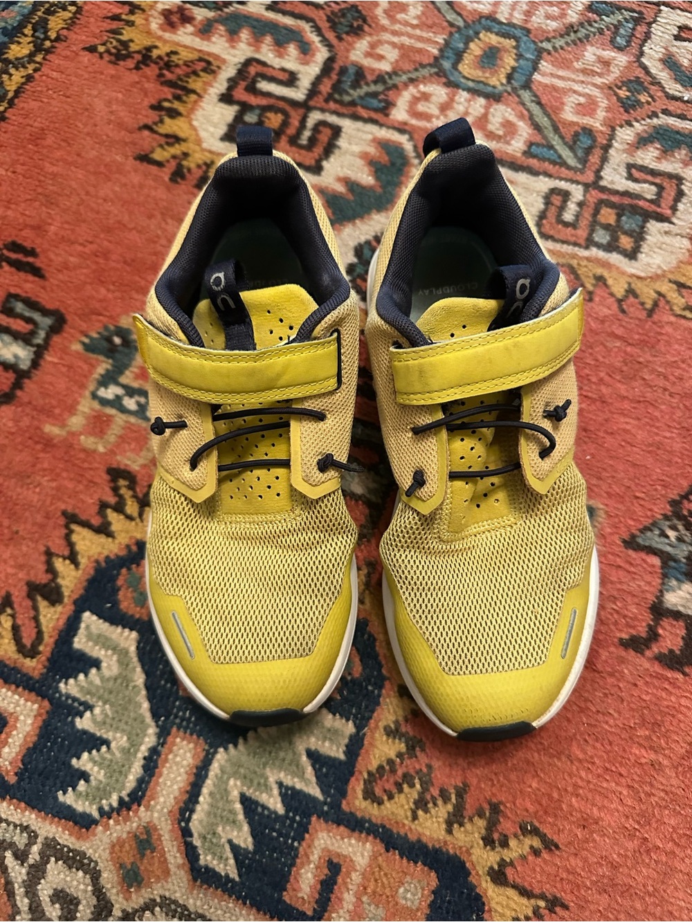 On cloud Kids Yellow Athletic Sneakers - Comfortable Everyday Play Shoes